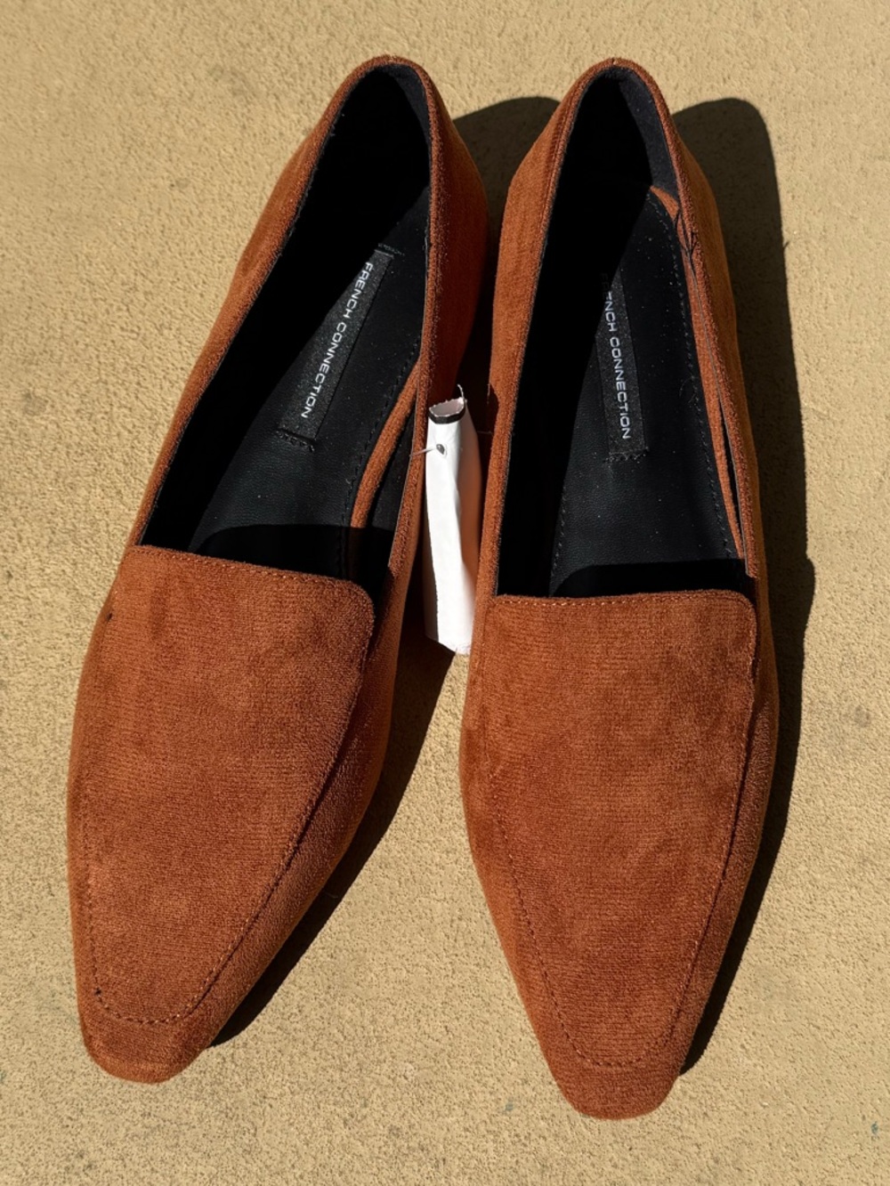 French Connection Women's Suede Loafers in Rust • Zapatos mocasines de mujer - Picture 6 of 15